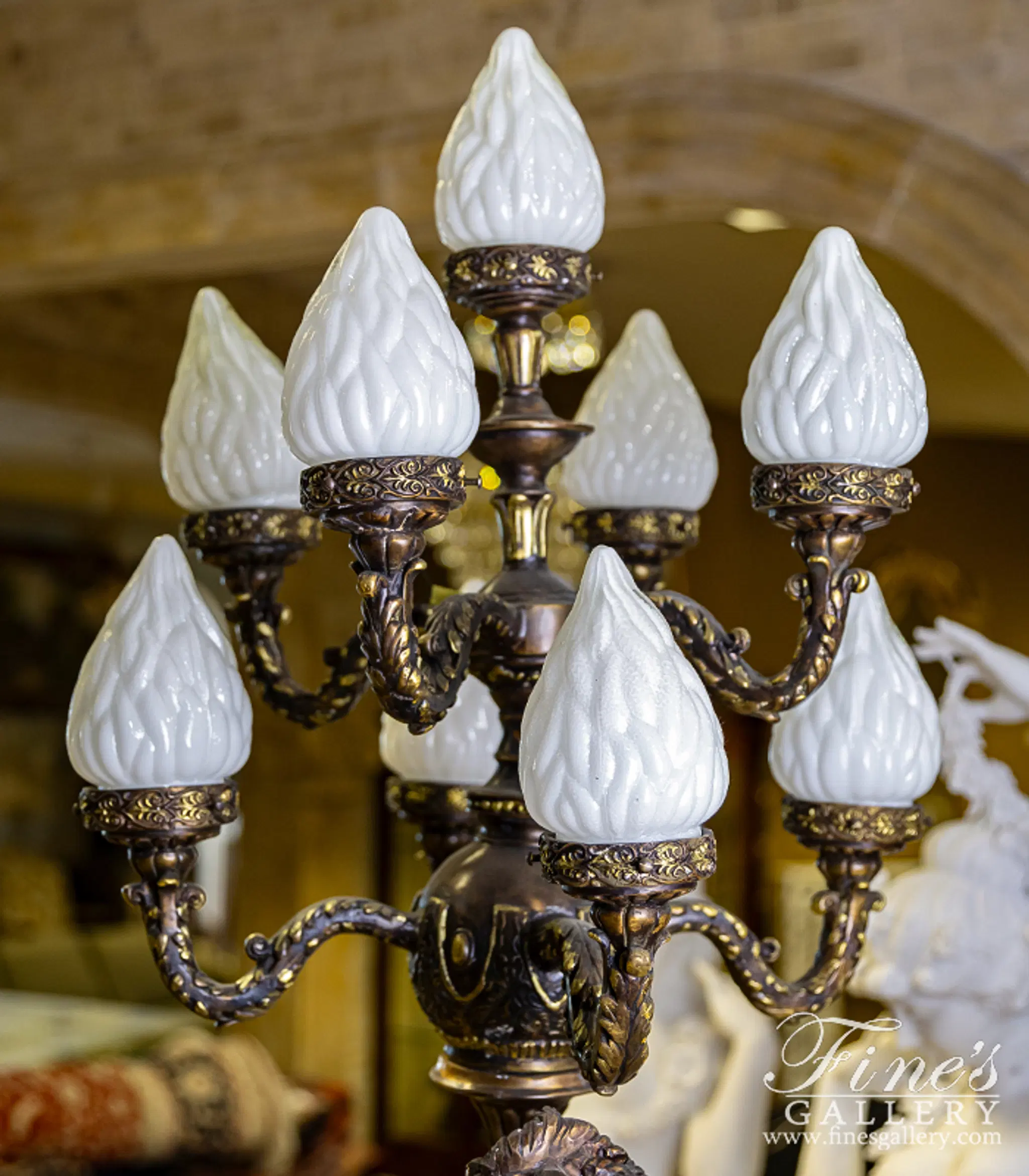 Lighting Lamposts - Stunning Outdoor Bronze Lampost Pair - LMP-039